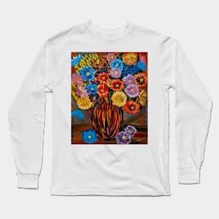 A beautiful bouquet flowers inspired by the rainbow colors  for Pride Long Sleeve T-Shirt